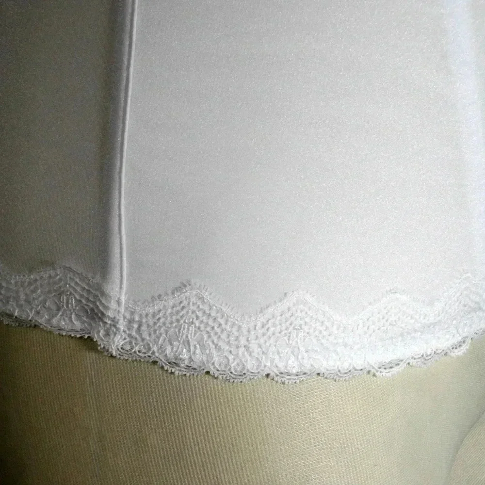 32D Jezebel 30242 Lace Attraction‎ Bustier Long Line UW Bridal Bra White NWT